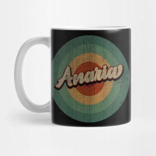 Circle Retro Vintage Anaria Mug